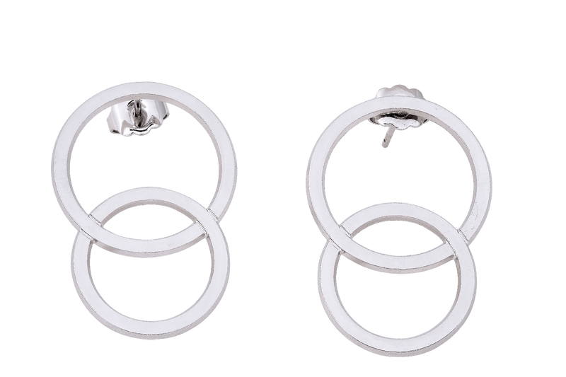 Boucles d'oreilles MYA BAY BO double cercle BO-14.S - PRECIOVS