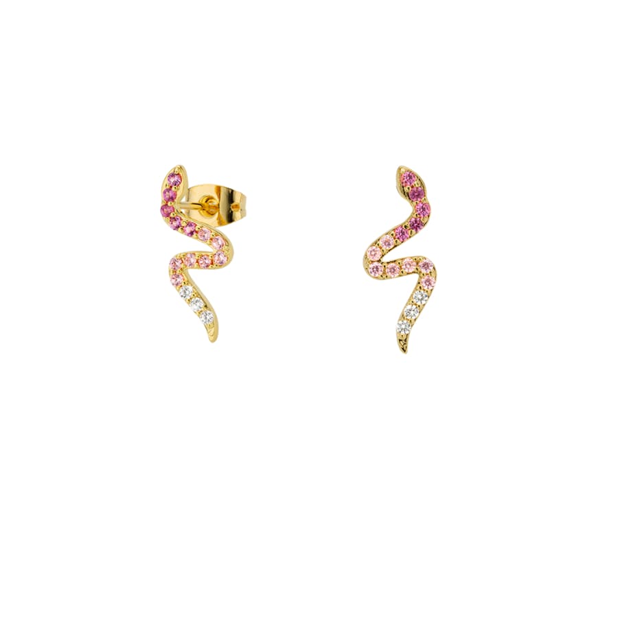 Boucles d'oreilles MYA BAY Fuchsia Rainbow Little Serpiente BO-175.G - PRECIOVS