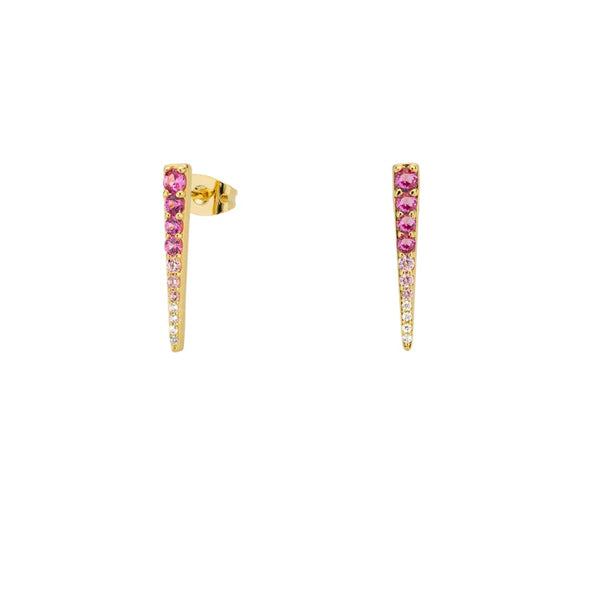 Boucles d'oreilles MYA BAY Fuchsia Rainbow Ice Pick BO-177.G - PRECIOVS