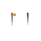 Boucles d'oreilles MYA BAY Purple Rainbow Ice Pick BO-178.G - PRECIOVS