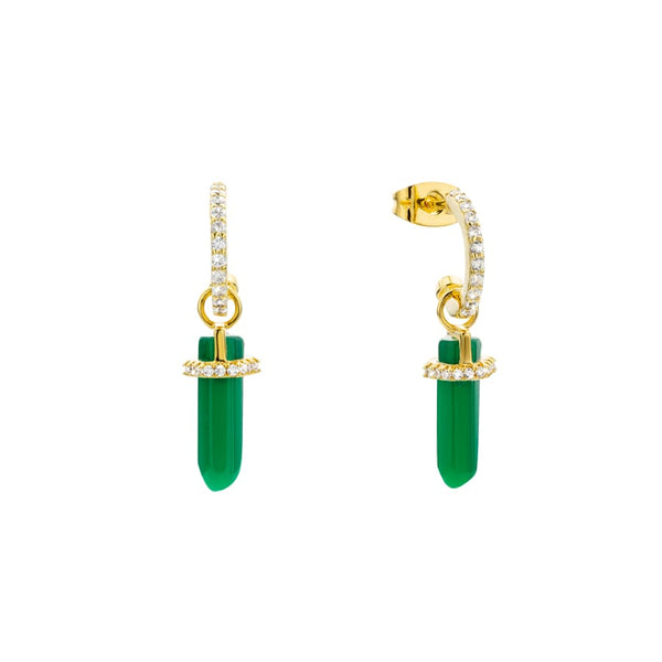 Boucles d'oreilles MYA BAY Green Crystal BO-180.G - PRECIOVS