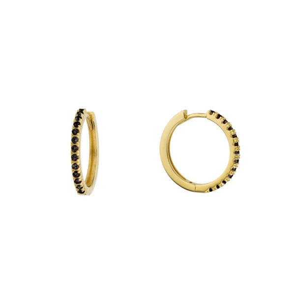 Boucles d'oreilles MYA BAY Black Awesome Delhi BO-195.G - PRECIOVS