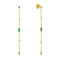 Boucles d'oreilles MYA BAY Green Madison BO-217.G - PRECIOVS