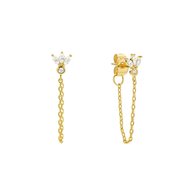 Boucles d'oreilles MYA BAY Magnolia Chain BO-229.G - PRECIOVS