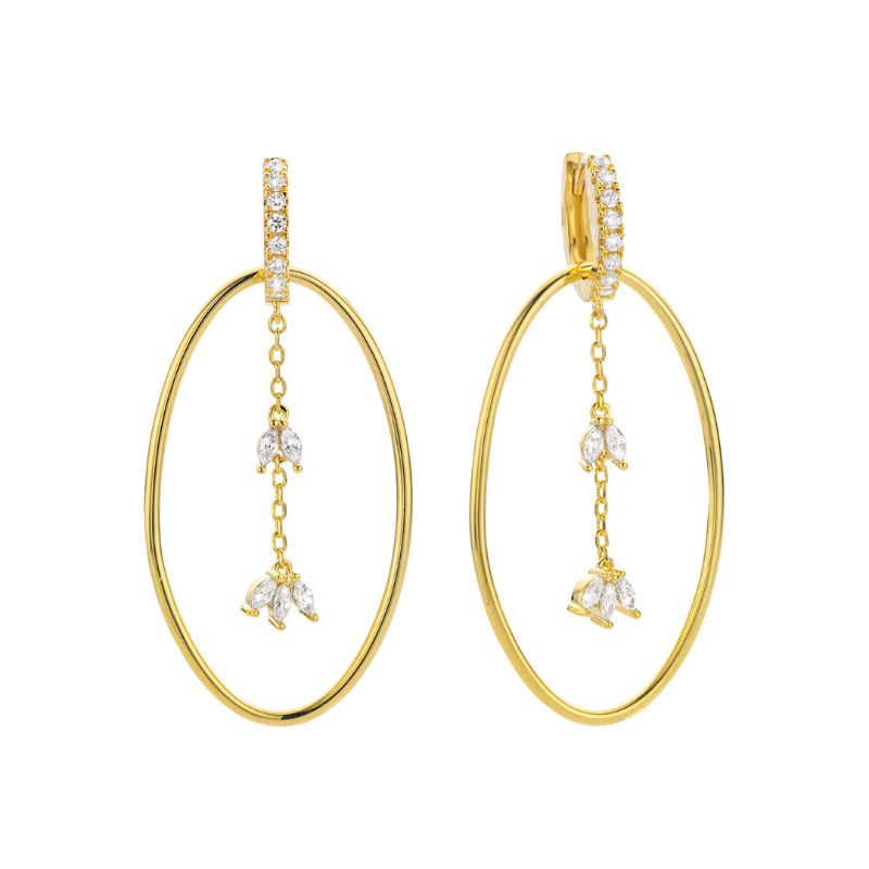 Boucles d'oreilles MYA BAY Royal Magnolia BO-245.G - PRECIOVS