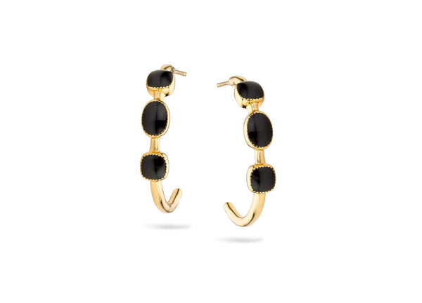 Boucles d'oreilles MYA BAY Zanzibar - Noir BO-28.G - PRECIOVS