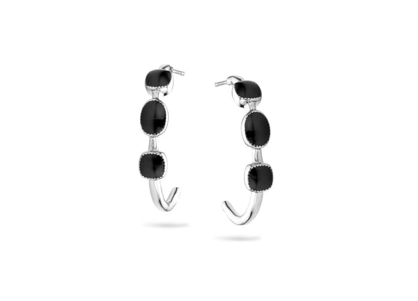 Boucles d'oreilles MYA BAY Zanzibar - Noir BO-28.S - PRECIOVS