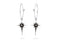 Boucles d'oreilles MYA BAY Comète - Email noir BO-31.S - PRECIOVS