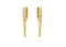 Boucles d'oreilles MYA BAY Jaipur - Pierres blanches BO-44.G - PRECIOVS