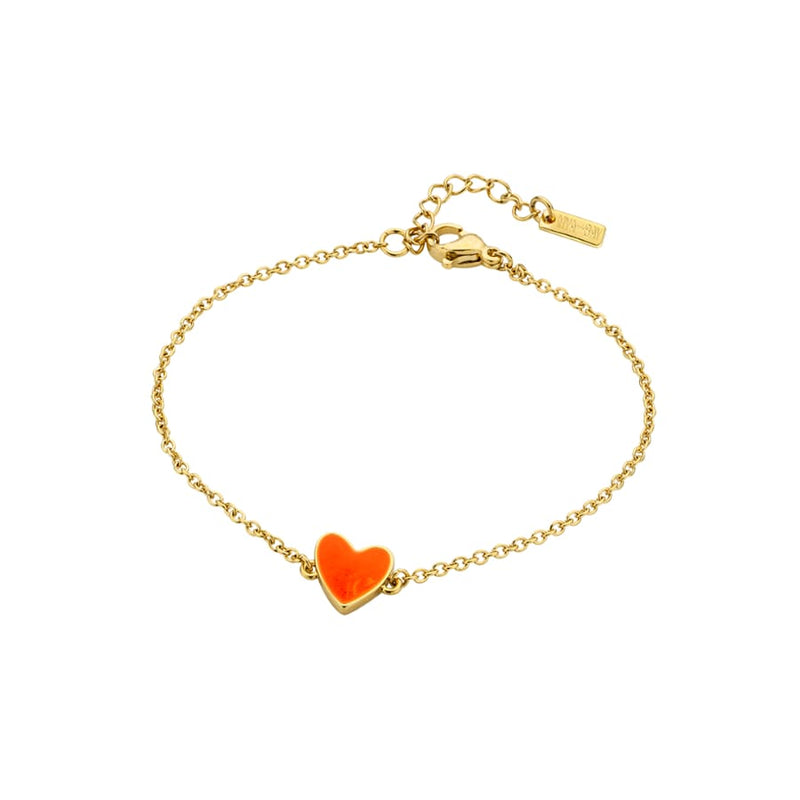 Bracelet MYA BAY Neon Orange Heart BR-231.G - PRECIOVS