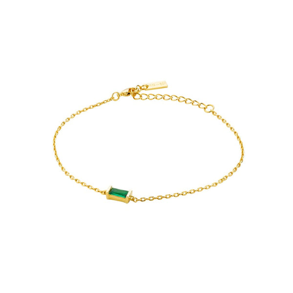 Bracelet MYA BAY Green Baguette BR-301.G - PRECIOVS