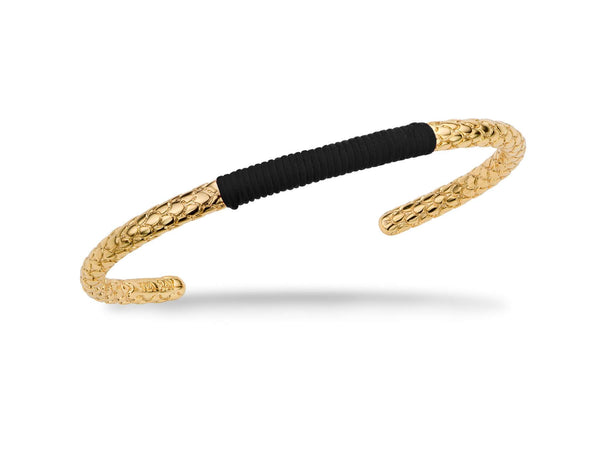 Bracelet MYA BAY Python, fil noir BR-64.G - PRECIOVS