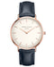 Montre Rosefield The BOWERY White Blue Rose Gold BWBUR-B14 - PRECIOVS