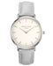 Montre Rosefield The BOWERY White Grey Silver BWGS-B10 - PRECIOVS