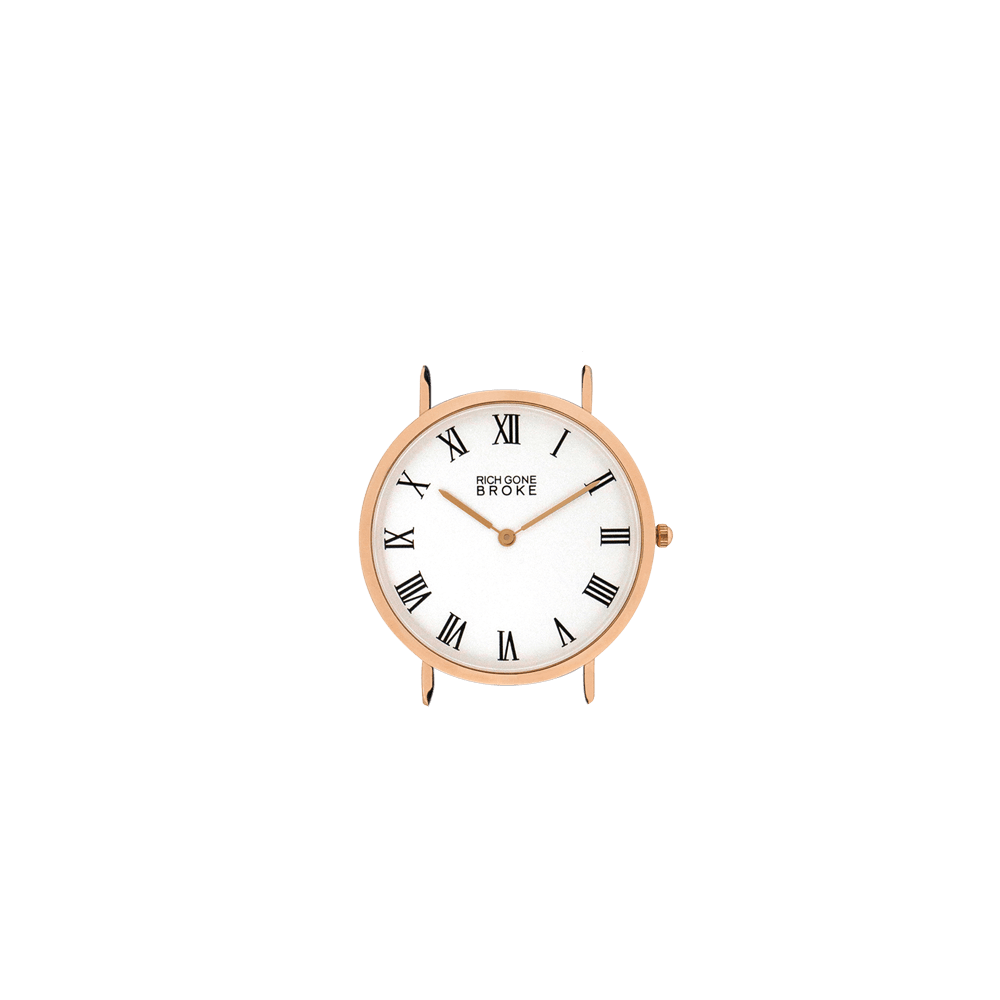 Boîtier de montre RICH GONE BROKE Baby Rose Gold Marcel - PRECIOVS