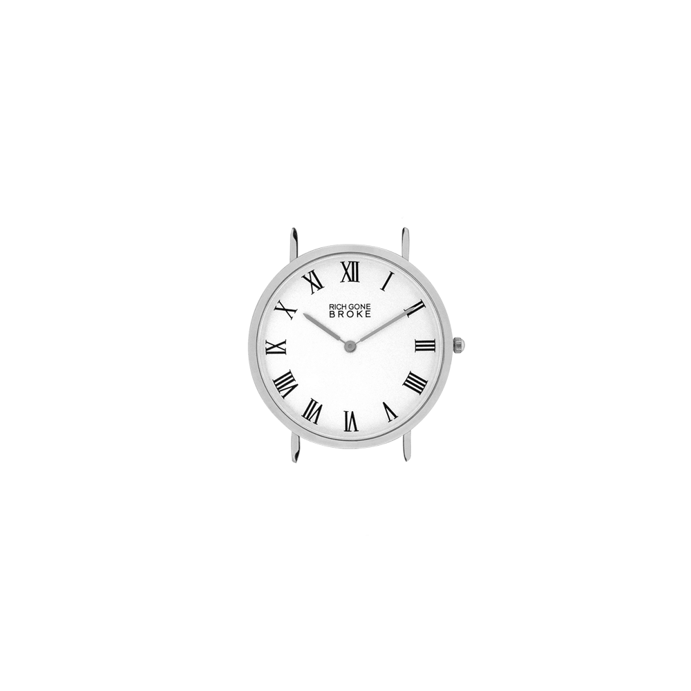 Boîtier de montre RICH GONE BROKE Baby Silver Marcel - PRECIOVS