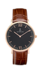 Montre Kapten & Son Black Brown Croco Leather - PRECIOVS