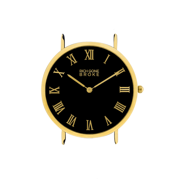 Boîtier de montre RICH GONE BROKE Black Gold Marcel - PRECIOVS