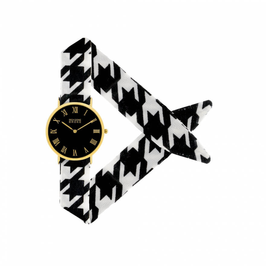 Montre RICH GONE BROKE Black Gold Marcel Glasgow - PRECIOVS