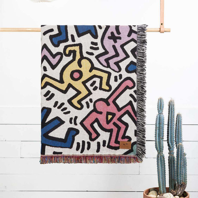 Couverture Slowtide x Keith Haring Burrows Tapestry - PRECIOVS