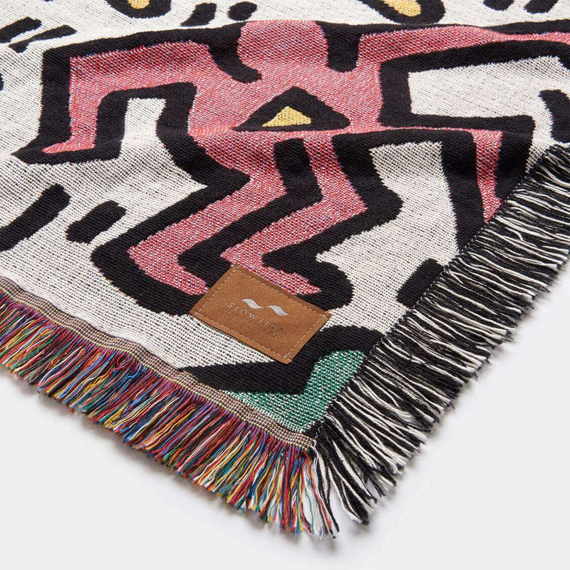 Couverture Slowtide x Keith Haring Burrows Tapestry - PRECIOVS