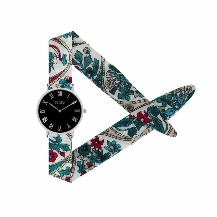 Montre RICH GONE BROKE Silver Black Marcel Kiev - PRECIOVS