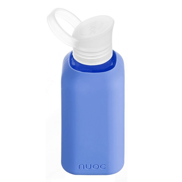 Bouteille réutilisable NUOC Blue Palm en verre borosilicate 500ml - PRECIOVS