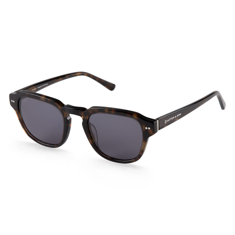 Lunettes de Soleil Kapten & Son Boston Dark Tortoise Black - PRECIOVS