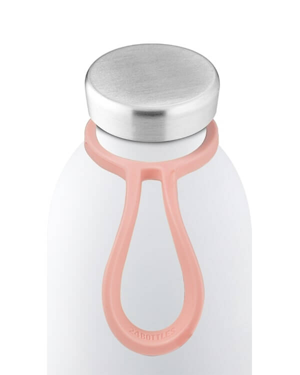 Poignée pour bouteille 24Bottles Bottle Tie Rose Clair - PRECIOVS