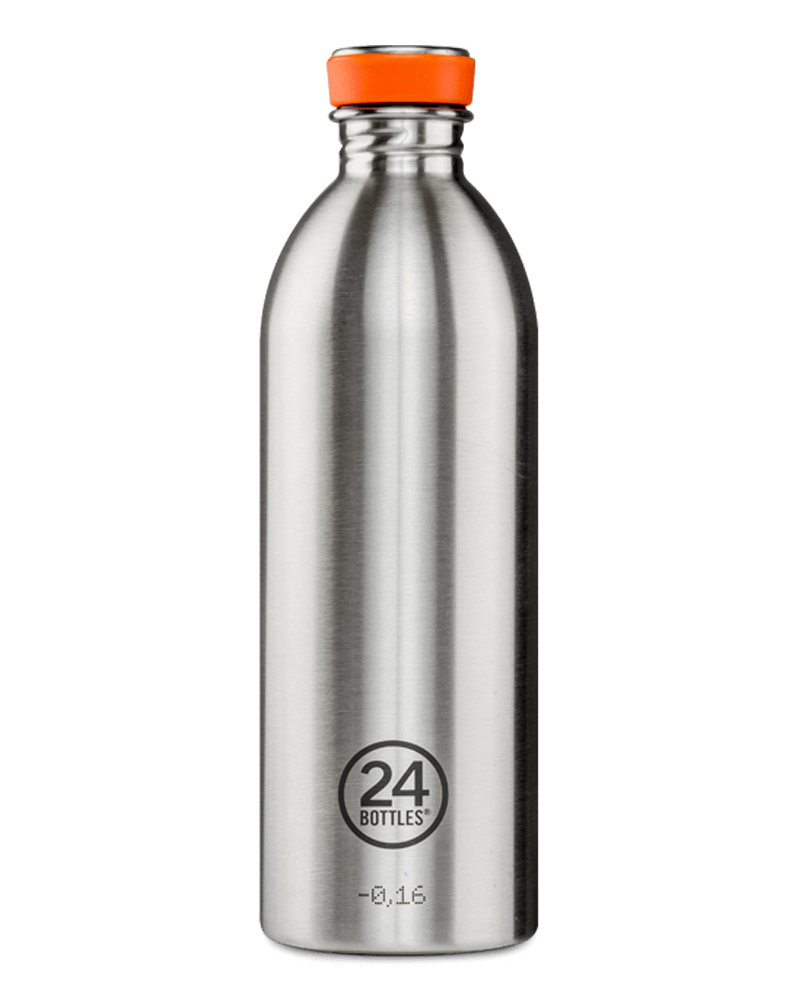 Bouteille réutilisable 24Bottles Urban Bottle Brushed Steel 1000ml - PRECIOVS