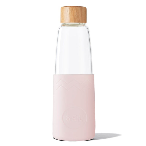 Bouteille réutilisable SoL Cups Perfect Pink en verre borosilicate 850ml - PRECIOVS