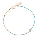 Bracelet I.Ma.Gi.N Jewels Br enamel duo turquoise Rose Gold - PRECIOVS