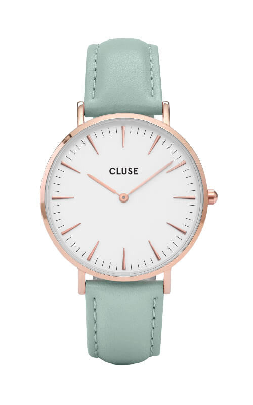 Montre CLUSE La Bohème Rose Gold White/Pastel Mint CL18021 - PRECIOVS