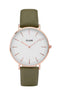 Montre CLUSE La Bohème Rose Gold White/Olive Green CL18023 - PRECIOVS