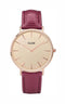 Montre CLUSE La Bohème Boho Chic Rose Champagne/Cerise Lizard CL18040 - PRECIOVS