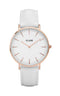 Montre La Bohème Rose Gold White/White CL18042 - PRECIOVS