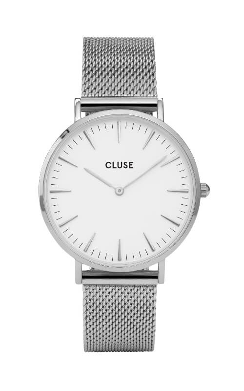 Montre Cluse La Bohème Boho Chic Mesh Silver/White CW0101201002 - PRECIOVS