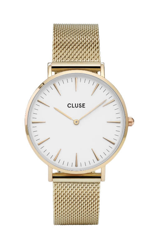 Montre Cluse La Bohème Mesh Gold CW0101201009 - PRECIOVS