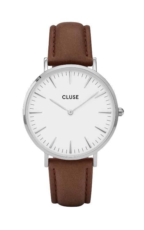 Montre CLUSE La Bohème Silver White/Brown CL18210 - PRECIOVS