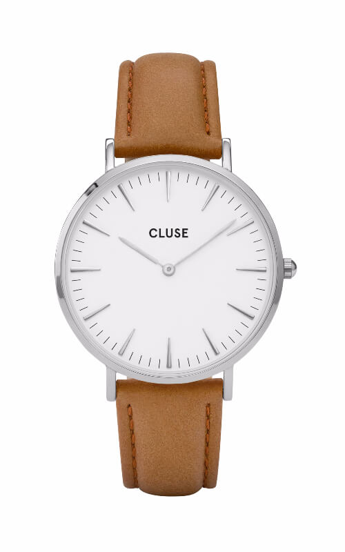 Montre CLUSE La Bohème Silver White/Caramel CL18211 - PRECIOVS