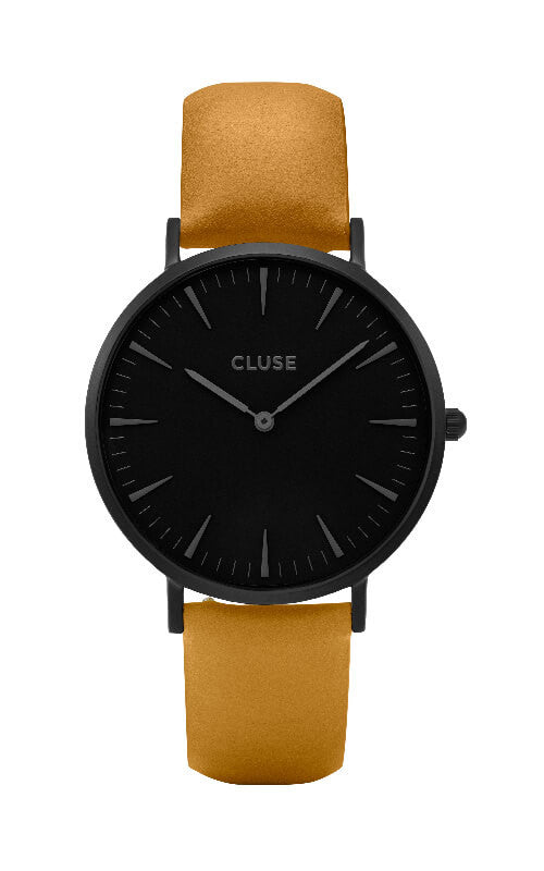 Montre CLUSE La Bohème Full Black/Mustard CL18508 - PRECIOVS