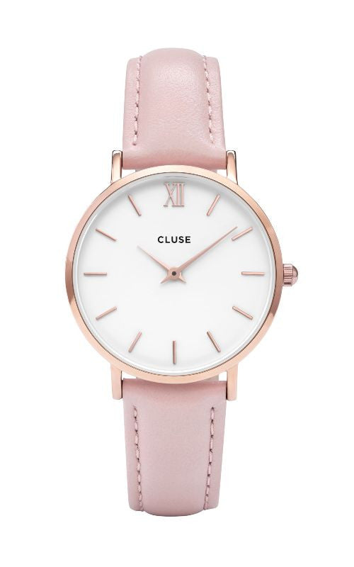 Montre CLUSE Minuit Rose Gold White Pink CW0101203006 - PRECIOVS