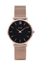 Montre CLUSE Minuit Mesh Rose Gold/Black CW0101203003 - PRECIOVS