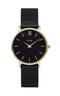 Montre CLUSE Minuit Mesh Gold Black/Black CL30026 - PRECIOVS