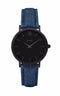 Montre CLUSE Minuit Full Black/Blue Denim CL30031 - PRECIOVS