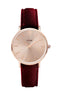 Montre CLUSE Minuit Rose Gold Red Velvet CL30042 - PRECIOVS