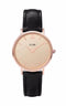 Montre CLUSE Minuit Rose Gold Champagne/Black Lizard CL30051 - PRECIOVS