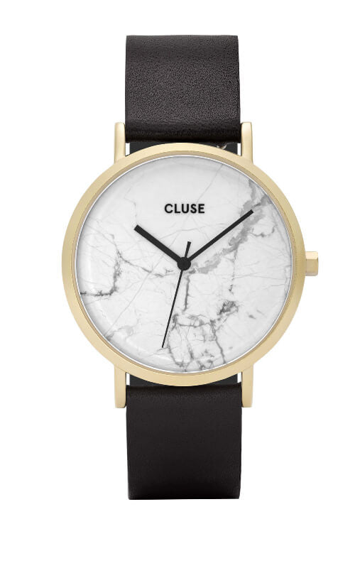 Montre Cluse La Roche Gold White Marble CL40003 - PRECIOVS