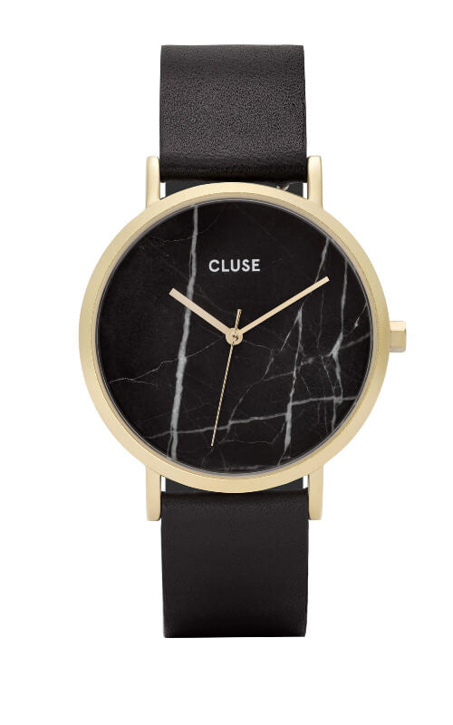 Montre Cluse La Roche Gold Black Marble CL40004 - PRECIOVS