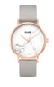 Montre CLUSE La Roche Rose Gold White Marble Grey CL40005 - PRECIOVS